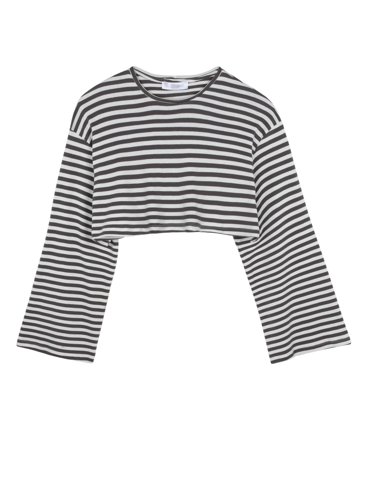 Aya Crop Base Top Dark Gray