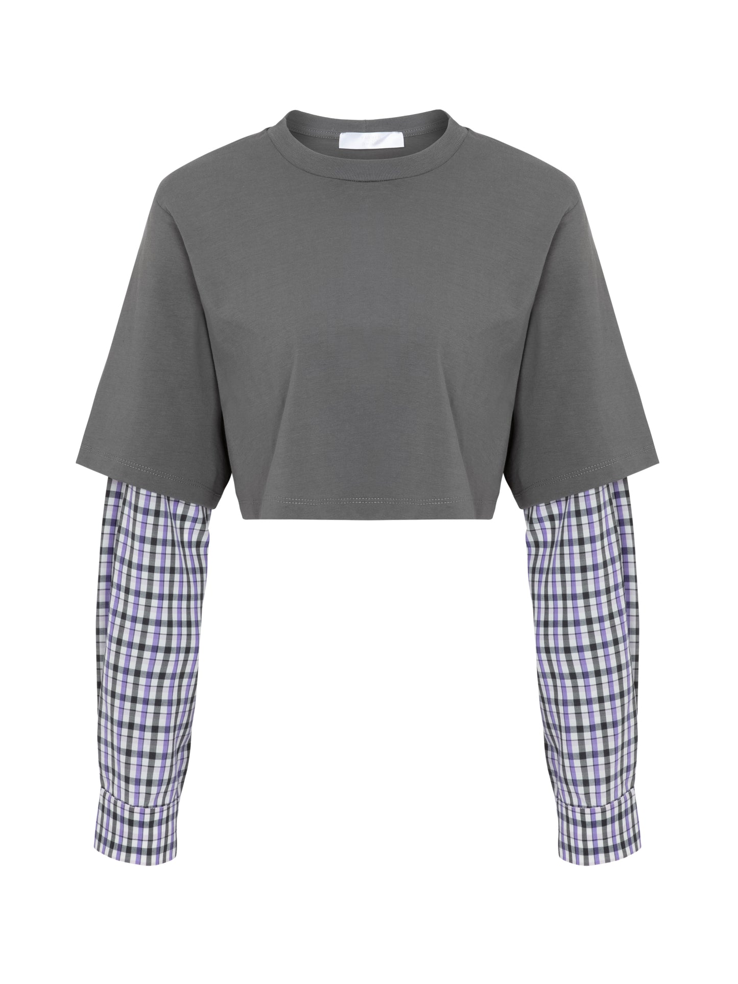 Louis Charcoal Gray Crop