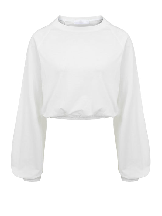 Mila Crop Base White